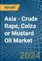 Asia - Crude Rape, Colza or Mustard Oil - Market Analysis, Forecast, Size, Trends and Insights - Product Image