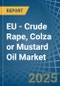 EU - Crude Rape, Colza or Mustard Oil - Market Analysis, Forecast, Size, Trends and Insights - Product Thumbnail Image