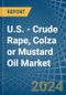 U.S. - Crude Rape, Colza or Mustard Oil - Market Analysis, Forecast, Size, Trends and Insights - Product Thumbnail Image