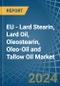 EU - Lard Stearin, Lard Oil, Oleostearin, Oleo-Oil and Tallow Oil - Market Analysis, Forecast, Size, Trends and Insights - Product Image