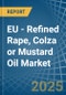 EU - Refined Rape, Colza or Mustard Oil - Market Analysis, Forecast, Size, Trends and Insights - Product Thumbnail Image