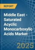 Middle East - Saturated Acyclic Monocarboxylic Acids - Market Analysis, Forecast, Size, Trends and Insights- Product Image