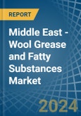 Middle East - Wool Grease and Fatty Substances - Market Analysis, Forecast, Size, Trends and Insights- Product Image