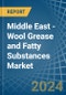 Middle East - Wool Grease and Fatty Substances - Market Analysis, Forecast, Size, Trends and Insights - Product Thumbnail Image