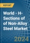World - H-Sections of of Non-Alloy Steel - Market Analysis, Forecast, Size, Trends and Insights - Product Image