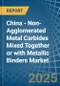 China - Non-Agglomerated Metal Carbides Mixed Together or with Metallic Binders - Market Analysis, Forecast, Size, Trends and Insights - Product Thumbnail Image
