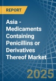 Asia - Medicaments Containing Penicillins or Derivatives Thereof - Market Analysis, Forecast, Size, Trends and Insights- Product Image