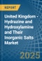 United Kingdom - Hydrazine and Hydroxylamine and Their Inorganic Salts - Market Analysis, Forecast, Size, Trends and Insights - Product Image