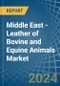 Middle East - Leather of Bovine and Equine Animals - Market Analysis, Forecast, Size, Trends and Insights - Product Image