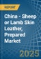 China - Sheep or Lamb Skin Leather, Prepared - Market Analysis, Forecast, Size, Trends and Insights - Product Thumbnail Image