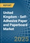 United Kingdom - Self-Adhesive Paper and Paperboard - Market Analysis, Forecast, Size, Trends and Insights - Product Thumbnail Image