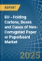 EU - Folding Cartons, Boxes and Cases of Non-Corrugated Paper or Paperboard - Market Analysis, Forecast, Size, Trends and Insights - Product Thumbnail Image