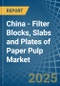 China - Filter Blocks, Slabs and Plates of Paper Pulp - Market Analysis, Forecast, Size, Trends and Insights - Product Thumbnail Image
