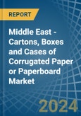 Middle East - Cartons, Boxes and Cases of Corrugated Paper or Paperboard - Market Analysis, Forecast, Size, Trends and Insights- Product Image
