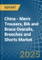 China - Men's Trousers, Bib and Brace Overalls, Breeches and Shorts - Market Analysis, Forecast, Size, Trends and Insights - Product Thumbnail Image