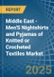 Middle East - Men'S Nightshirts and Pyjamas of Knitted or Crocheted Textiles - Market Analysis, Forecast, Size, Trends and Insights - Product Thumbnail Image