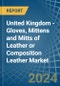 United Kingdom - Gloves, Mittens and Mitts of Leather or Composition Leather - Market Analysis, Forecast, Size, Trends and Insights - Product Image