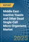 Middle East - Inactive Yeasts and Other Dead Single-Cell Micro-Organisms - Market Analysis, Forecast, Size, Trends and Insights - Product Image