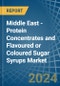 Middle East - Protein Concentrates and Flavoured or Coloured Sugar Syrups - Market Analysis, Forecast, Size, Trends and Insights - Product Image