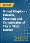 United Kingdom - Extracts, Essences and Concentrates of Tea or Mate - Market Analysis, Forecast, Size, Trends and Insights - Product Thumbnail Image