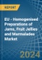 EU - Homogenised Preparations of Jams, Fruit Jellies and Marmalades - Market Analysis, Forecast, Size, Trends and Insights - Product Image