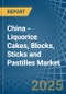 China - Liquorice Cakes, Blocks, Sticks and Pastilles - Market Analysis, Forecast, Size, Trends and Insights - Product Thumbnail Image