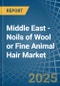 Middle East - Noils of Wool or Fine Animal Hair - Market Analysis, Forecast, Size, Trends and Insights - Product Thumbnail Image