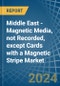 Middle East - Magnetic Media, not Recorded, except Cards with a Magnetic Stripe - Market analysis, Forecast, Size, Trends and Insights - Product Thumbnail Image