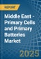 Middle East - Primary Cells and Primary Batteries - Market Analysis, Forecast, Size, Trends and Insights - Product Thumbnail Image