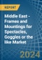 Middle East - Frames and Mountings for Spectacles, Goggles or the like - Market Analysis, forecast, Size, Trends and Insights - Product Thumbnail Image