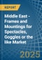 Middle East - Frames and Mountings for Spectacles, Goggles or the like - Market Analysis, forecast, Size, Trends and Insights - Product Thumbnail Image