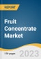 Fruit Concentrate Market Size, Share & Trends Analysis Report By Source (Apple, Citrus Fruits), By Distribution Channel (B2B, B2C), By Application, By Region, And Segment Forecasts, 2023 - 2030 - Product Thumbnail Image
