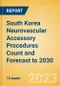 South Korea Neurovascular Accessory Procedures Count and Forecast to 2030 - Product Thumbnail Image