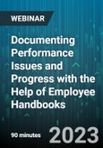 Documenting Performance Issues and Progress with the Help of Employee Handbooks - Webinar (Recorded)- Product Image