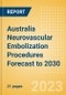 Australia Neurovascular Embolization Procedures Forecast to 2030 - Aneurysm Clipping, Liquid Embolic System, Flow Diversion Stent Procedures and Others - Product Image
