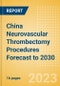 China Neurovascular Thrombectomy Procedures Forecast to 2030 - Aspiration Catheters, Stent Retriever and Stent Retriever + Aspiration Catheter Combination Procedures - Product Thumbnail Image