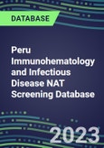 2023-2027 Peru Immunohematology and Infectious Disease NAT Screening Database: 2022-2027 Volume and Sales Segment Forecasts for over 40 Transfusion Medicine Tests- Product Image