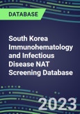 2023-2027 South Korea Immunohematology and Infectious Disease NAT Screening Database: 2022-2027 Volume and Sales Segment Forecasts for over 40 Transfusion Medicine Tests- Product Image
