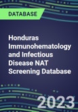 2023-2027 Honduras Immunohematology and Infectious Disease NAT Screening Database: 2022-2027 Volume and Sales Segment Forecasts for over 40 Transfusion Medicine Tests- Product Image