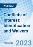Conflicts of Interest: Identification and Waivers - Webinar (Recorded)- Product Image