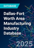 Dallas-Fort Worth Area Manufacturing Industry Database- Product Image