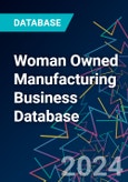 Woman Owned Manufacturing Business Database- Product Image