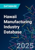 Hawaii Manufacturing Industry Database- Product Image