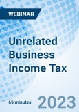 Unrelated Business Income Tax - Webinar (Recorded)- Product Image