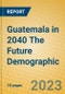 Guatemala in 2040 The Future Demographic - Product Thumbnail Image