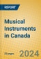 Musical Instruments in Canada - Product Image