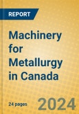 Machinery for Metallurgy in Canada- Product Image