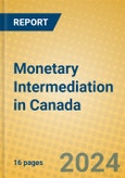 Monetary Intermediation in Canada- Product Image