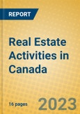 Real Estate Activities in Canada- Product Image