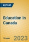 Education in Canada - Product Image